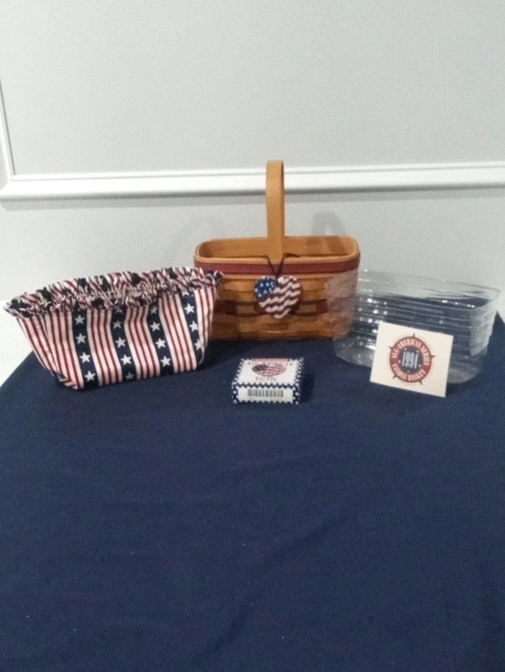 Longaberger 1994 Candle Basket - All-American Series